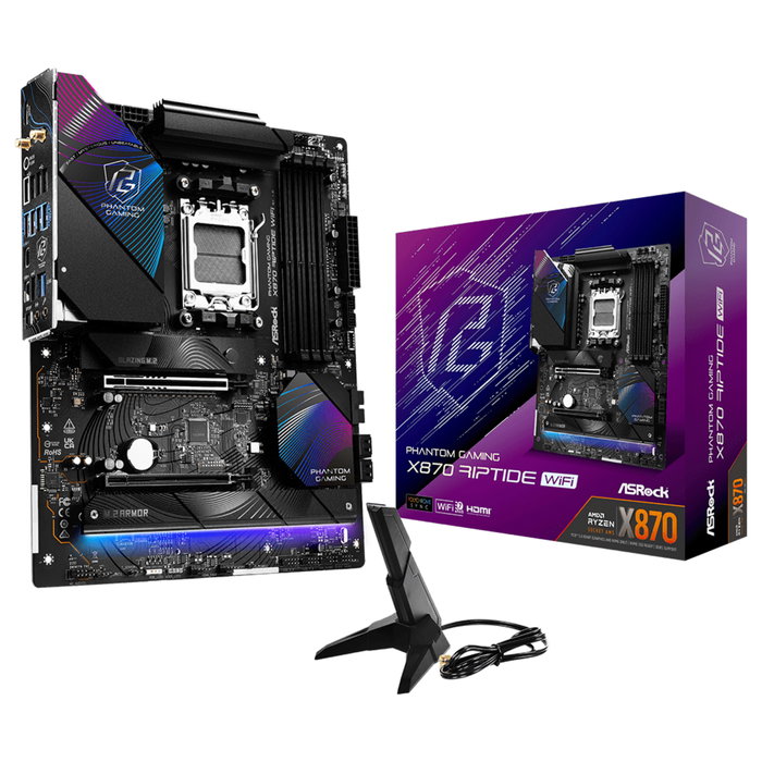 ASRock X870 Riptide WiFi ATX DDR5 AM5 ASRock X870 Riptide WiFi ATX DDR5 AM5