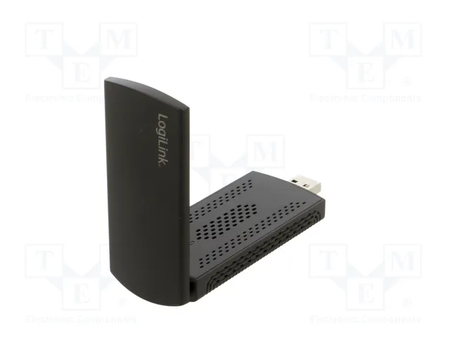 LogiLink Adaptador USB 3.0 Wi-Fi 6E 802.11ax 3000Mbit/s con antena y base