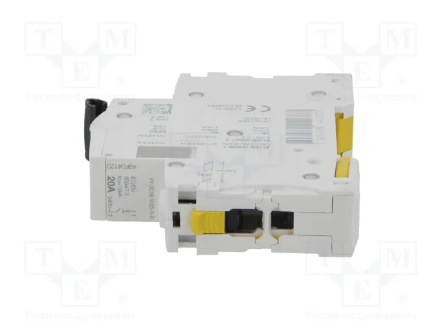SCHNEIDER ELECTRIC Interruptor magnetotérmico iC60N 20A 1P Curva C