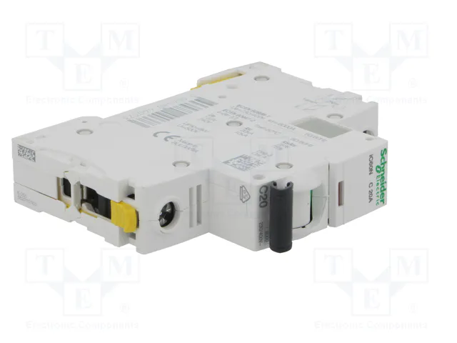 SCHNEIDER ELECTRIC Interruptor magnetotérmico iC60N 20A 1P Curva C