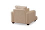 Atelier Del Sofa Sofá de 1 Plaza Beige 100x105x90 cm