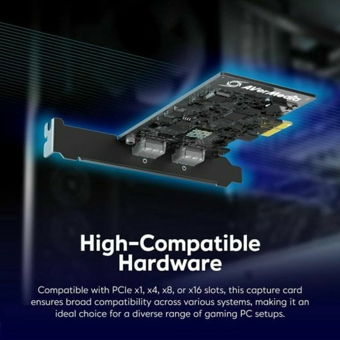 AVerMedia GC571 Live Streamer Ultra HD Tarjeta de Captura PCIe Negro AVerMedia GC571 Live Streamer Ultra HD Tarjeta de Captura PCIe Negro