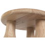 DKD Home Decor Mesita Auxiliar Mindi 60x60x40 Natural