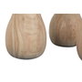 DKD Home Decor Mesita Auxiliar Mindi 60x60x40 Natural