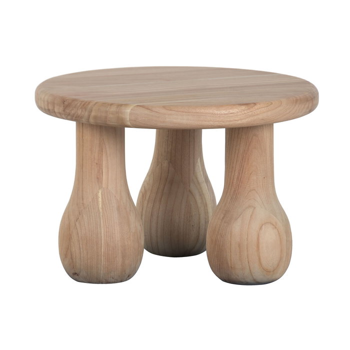 DKD Home Decor Mesita Auxiliar Mindi 60x60x40 Natural