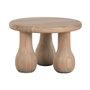 DKD Home Decor Mesita Auxiliar Mindi 60x60x40 Natural
