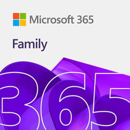 Microsoft Office 365 Family - Suscripción Anual 1 año / 6 Usuarios - Incluye Word, Excel, PowerPoint, Outlook, OneDrive 1 TB y Copilot