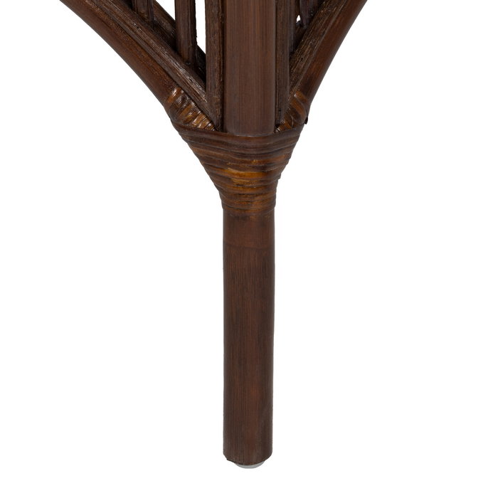 Silla Marrón Fibra Natural Salón 57 X 57 X 90 cm