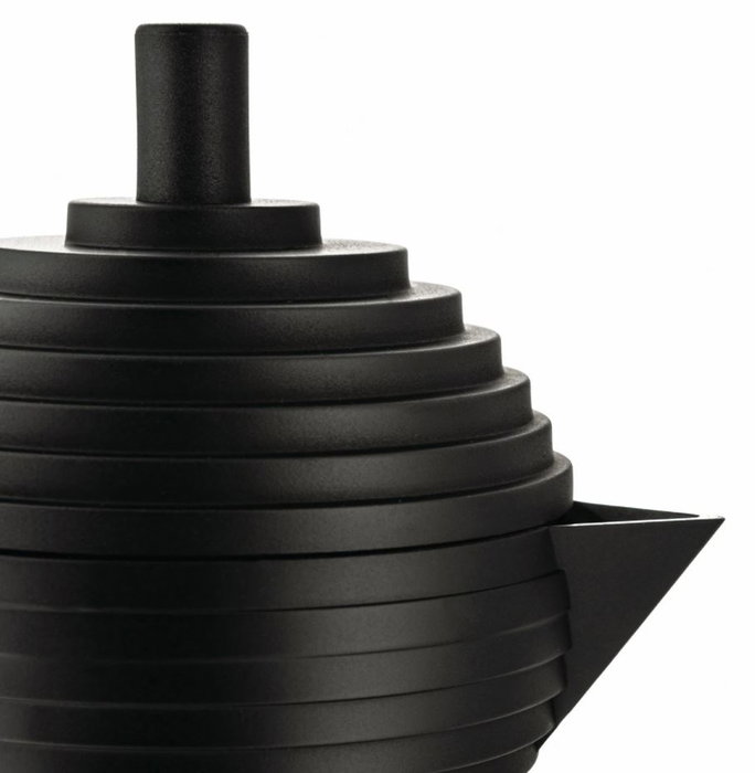 Alessi MDL02/6 BB Pulcina Cafetera Negra 6 Tazas 100 Values Collection Alessi MDL02/6 BB Pulcina Cafetera Negra 6 Tazas 100 Values Collection