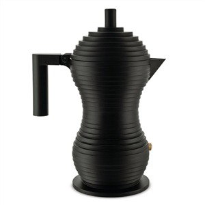 Alessi MDL02/6 BB Pulcina Cafetera Negra 6 Tazas 100 Values Collection Alessi MDL02/6 BB Pulcina Cafetera Negra 6 Tazas 100 Values Collection