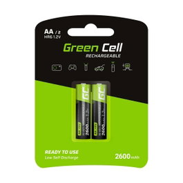 Green Cell GR05 Batería Recargable AA 2600mAh (2xAA)