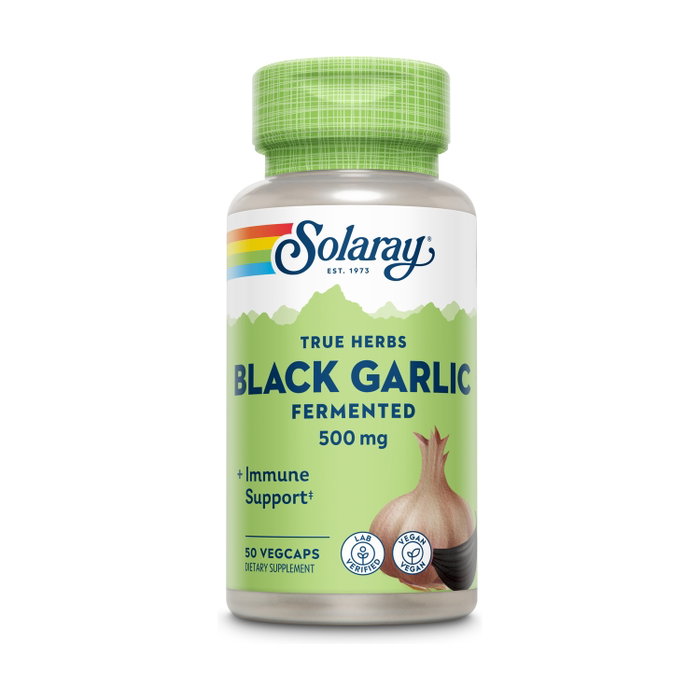 Solaray Black Garlic Bulb 500mg 50 Cápsulas - Complemento Alimenticio Ajo Negro Solaray Black Garlic Bulb 500mg 50 Cápsulas - Complemento Alimenticio Ajo Negro