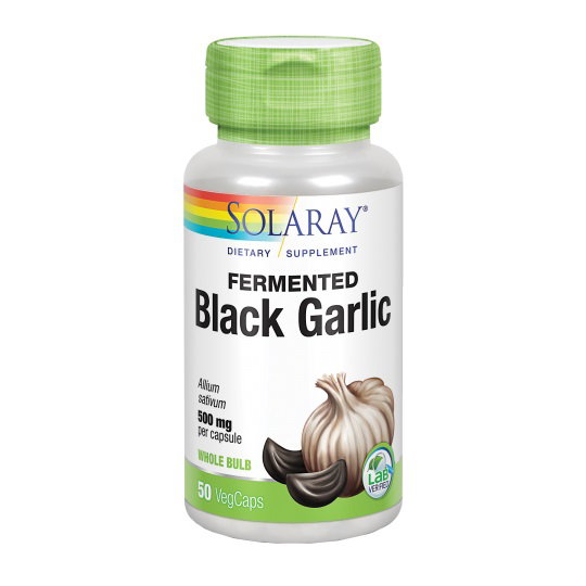SOLARAY Black Garlic Bulb 500mg 50 cápsulas