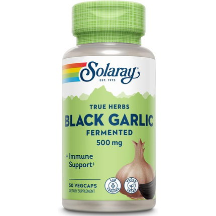 SOLARAY Black Garlic Bulb 500 mg 50 cápsulas