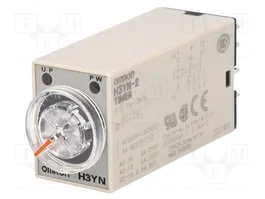 OMRON H3YN Relé de tiempo 12VDC DPDT