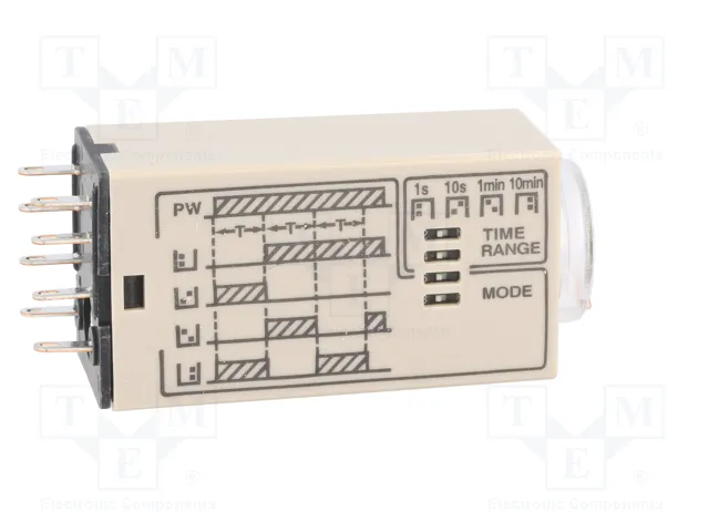 OMRON H3YN Relé de tiempo 12VDC DPDT OMRON H3YN Relé de tiempo 12VDC DPDT