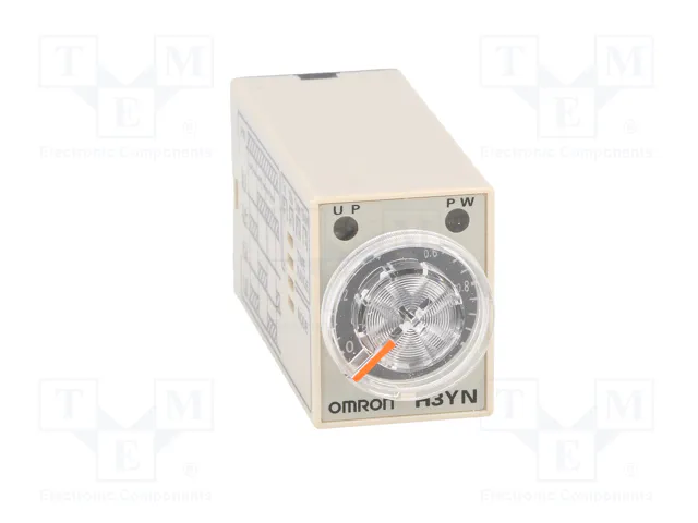 OMRON H3YN Relé de tiempo 12VDC DPDT OMRON H3YN Relé de tiempo 12VDC DPDT
