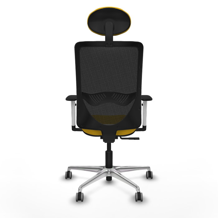 PIQUERAS Y CRESPO Silla de oficina Zulema con mecanismo Sincro, Amarillo y Negro PIQUERAS Y CRESPO Silla de oficina Zulema con mecanismo Sincro, Amarillo y Negro