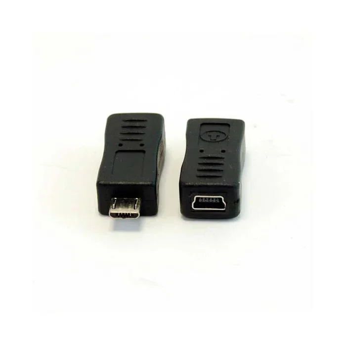 Powergreen Adaptador Micro USB a USB Tipo A Macho, Conector Hembra Micro USB, Carcasa Plástico Negro