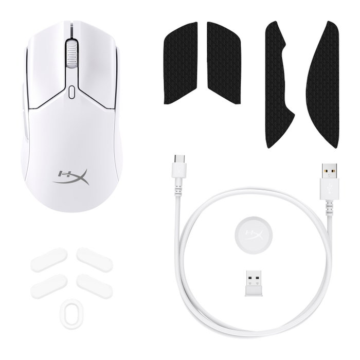 HyperX Pulsefire Haste 2 Mini Inalámbrico Blanco