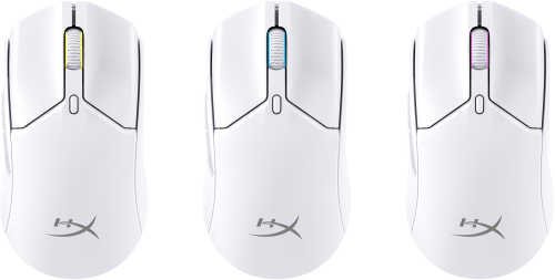 HyperX 7D389AA Ratón Gaming Inalámbrico Pulsefire Haste 2 Mini Blanco Ultraligero 60g Conexión Dual 2.4GHz/Bluetooth Sensor 26K PPP hasta 26000
