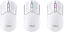 HyperX 7D389AA Ratón Gaming Inalámbrico Pulsefire Haste 2 Mini Blanco Ultraligero 60g Conexión Dual 2.4GHz/Bluetooth Sensor 26K PPP hasta 26000