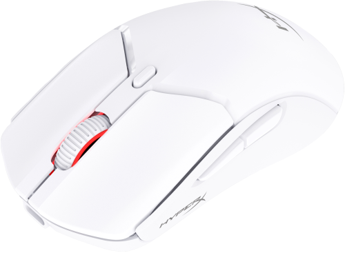 HyperX 7D389AA Ratón Gaming Inalámbrico Pulsefire Haste 2 Mini Blanco Ultraligero 60g Conexión Dual 2.4GHz/Bluetooth Sensor 26K PPP hasta 26000