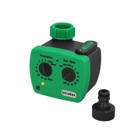 SATURNIA Programador de Riego Analógico de Grifo con 1 Salida 3/4 pulgadas