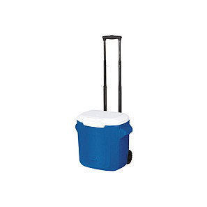 Coleman Performance Wheeled Kühlbox 28QT - Nevera Portátil con Ruedas, 26L, Color Azul y Blanco, PP y Poliuretano
