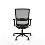 PIQUERAS Y CRESPO Silla de oficina Haches Sincro/Traslack Crema y Gris