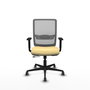 PIQUERAS Y CRESPO Silla de oficina Haches Sincro/Traslack Crema y Gris
