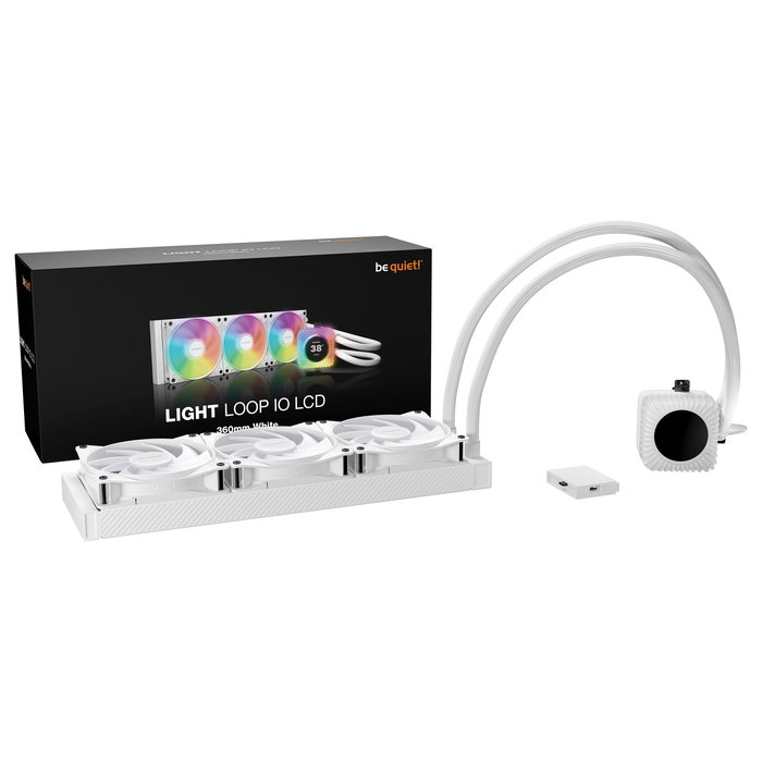 be quiet! Light Loop IO LCD 360 mm White