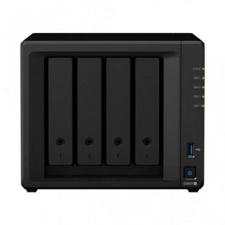 NAS Synology Diskstation DS920+/ 4 Bahías 3.5"- 2.5"/ 4GB DDR4/ Formato Torre