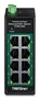 Trendnet TI-PELC80 Switch de Red No Administrado, 8 Puertos Fast Ethernet 10/100 Mbps PoE 200W, Montaje en Pared o Carril DIN