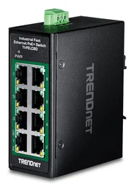 TRENDnet TI-PELC80 Switch Industrial de 8 Puertos Fast Ethernet PoE+