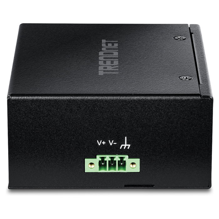 Trendnet TI-PELC80 Switch no administrado Fast Ethernet 10/100 con PoE negro