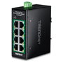 Trendnet TI-PELC80 Switch no administrado Fast Ethernet 10/100 con PoE negro