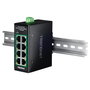 Trendnet TI-PELC80 Switch no administrado Fast Ethernet 10/100 con PoE negro