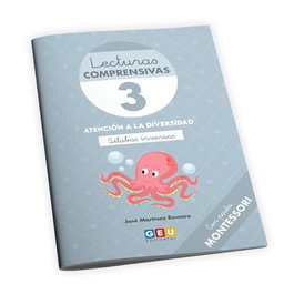 GEU, Lecturas comprensivas 3 Pauta Montessori - Martínez Romero, José