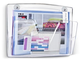 Portadocumentos Mural Cep 170M A4 Horizontal 1 Compartimento Trasera Imantada Transparente