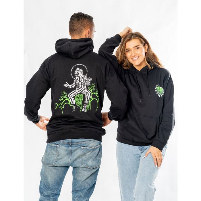 Beetlejuice Sudadera capucha Front Back World Tour Talla XXL
