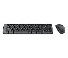 Logitech MK220 - Teclado y ratón inalámbricos 920-003168 - color negro