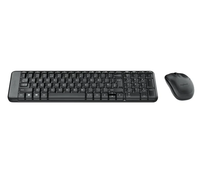 Logitech MK220 Combo de teclado y ratón inalámbricos Negro