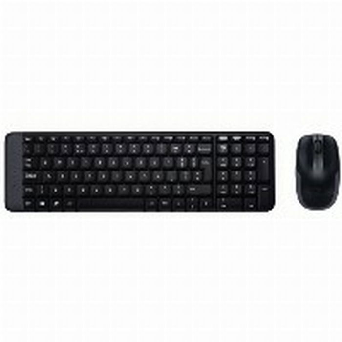 Teclado y Ratón Logitech 920-003168 Negro QWERTY Teclado y Ratón Logitech 920-003168 Negro QWERTY