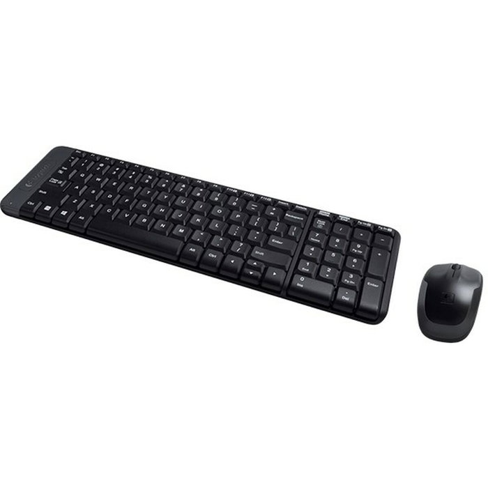 Teclado y Ratón Logitech 920-003168 Negro QWERTY Teclado y Ratón Logitech 920-003168 Negro QWERTY