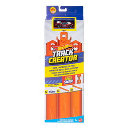 Mattel Set Básico Track Builder + Coche Hot Wheels | 3m de Pistas Speed Snap y Coche de Juguete a Escala 1:64