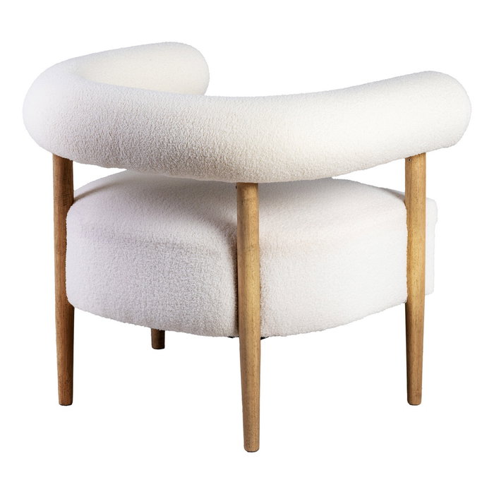 Ixia Sillón Beige Tejido-Madera