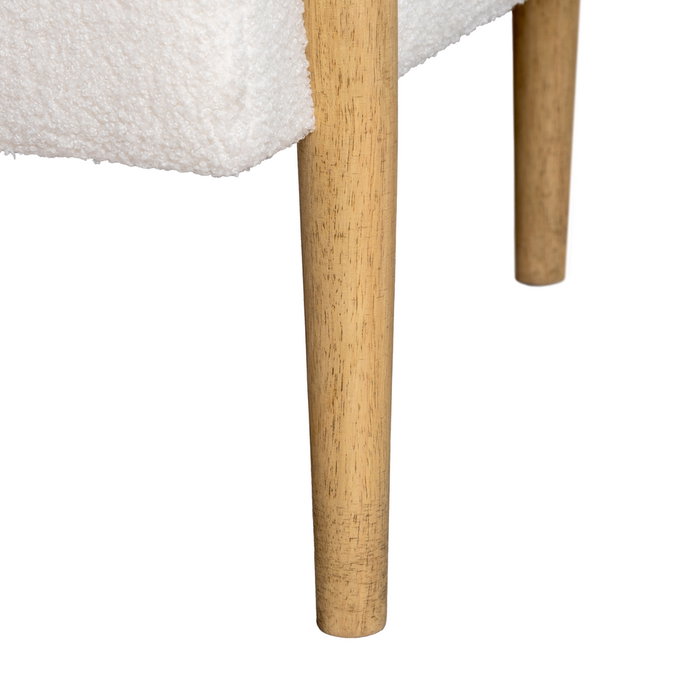Ixia Sillón Beige Tejido-Madera