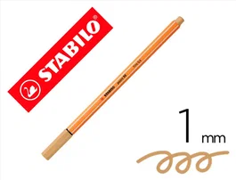 Stabilo Rotulador point 88 Ocre punta fina 0,4 mm