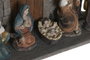 DKD Home Decor Nacimiento Navidad Tradicional Multicolor Resina Led 28 x 23 x 8.5 cm
